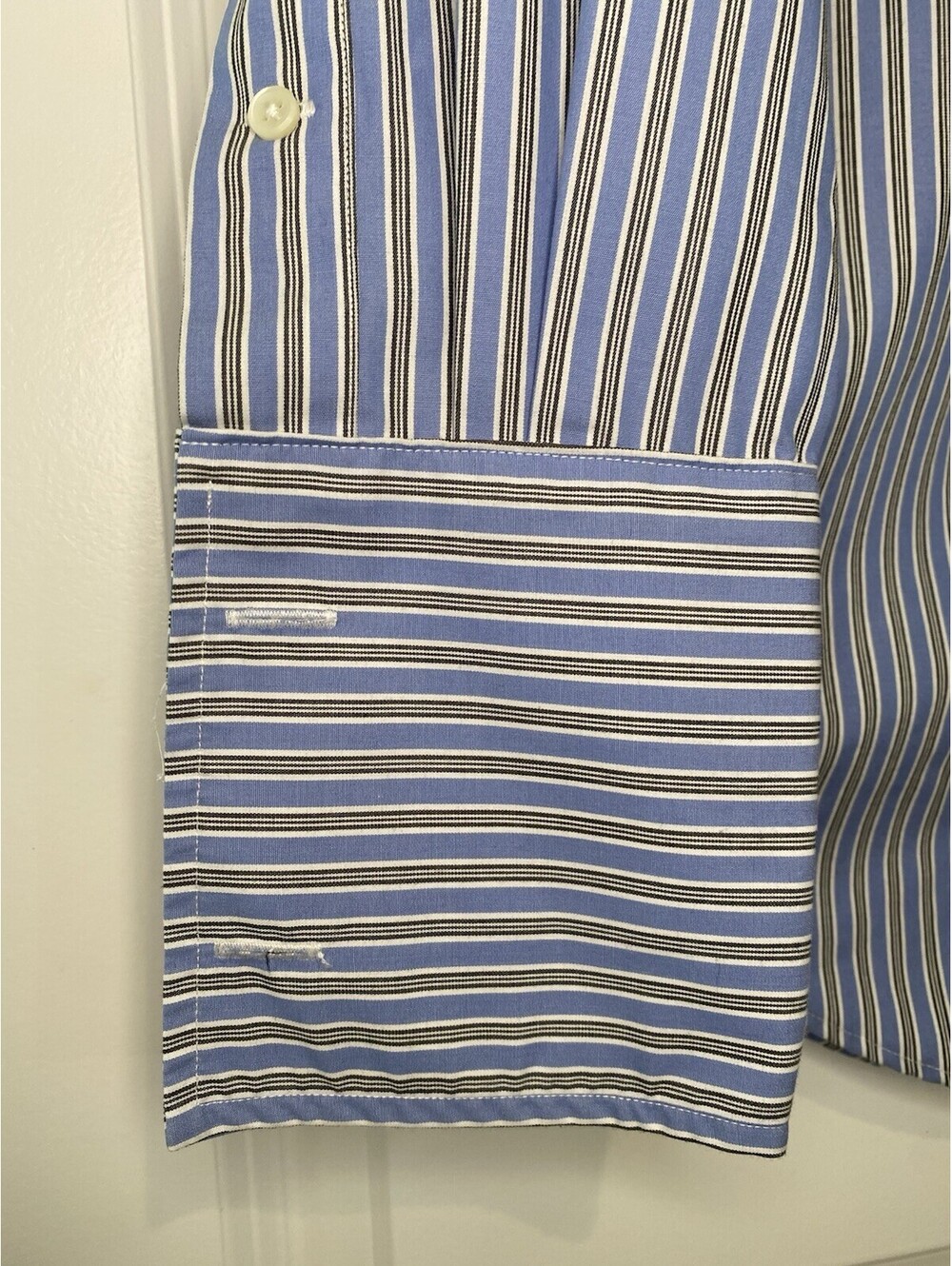 Lauren Ralph Lauren Men's Dress Shirt Blue Classic Fit Non-Iron 15.5 32/33 - Picture 3 of 6